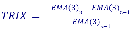 TRIX (Triple Exponential Average)