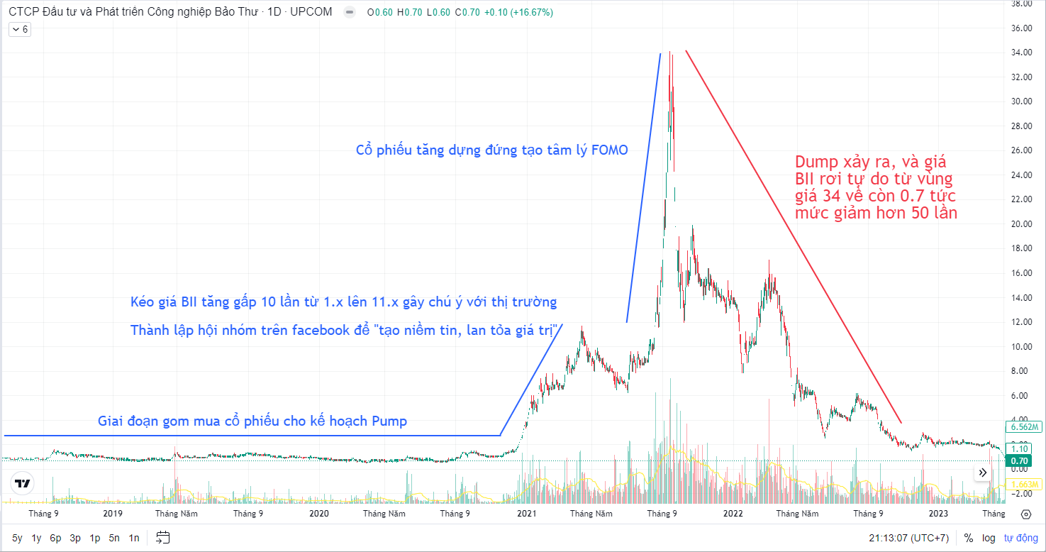 Cổ Phiếu BII Và Chiến Lược Pump and Dump