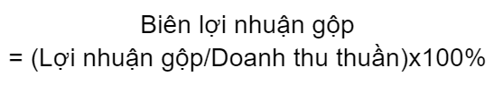 CT biên lợi nhuận gộp