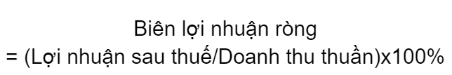 CT biên lợi nhuận ròng