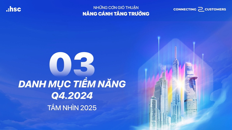 Nhóm ngành và cổ phiếu tâm điểm cuối năm 2024 và tầm nhìn 2025