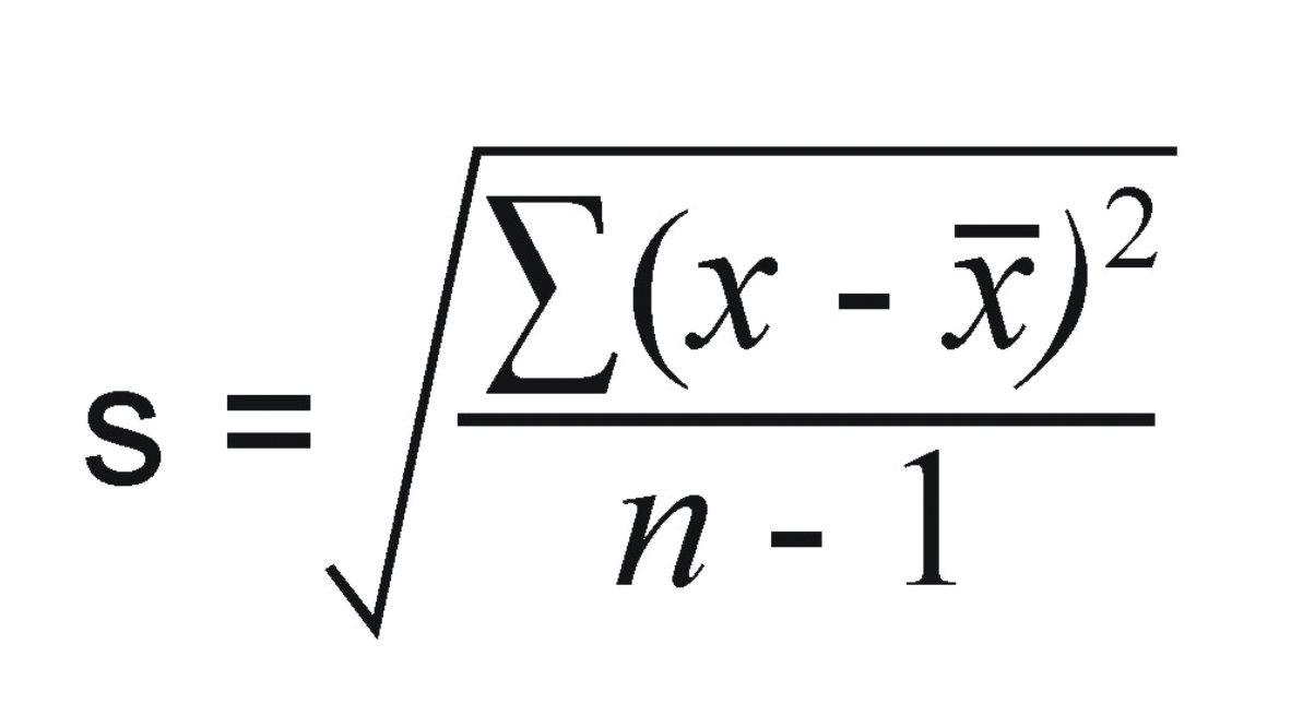 độ lệch chuẩn là gì - Công thức độ lệch chuẩn