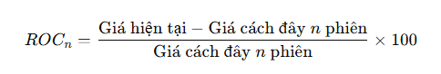 Công thức ROC - Chỉ báo KST