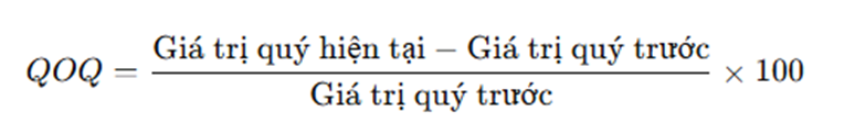 qoq là gì - Công thức QOQ