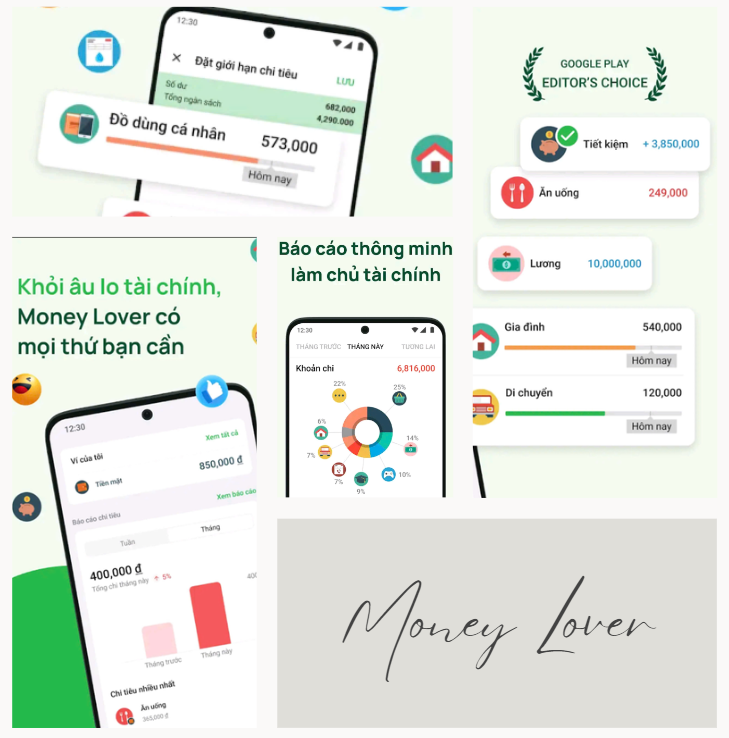 App tài chính cá nhân - Money Lover