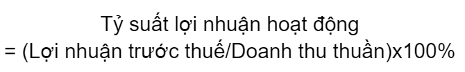 CT tỷ suất lợi nhuân hoạt động